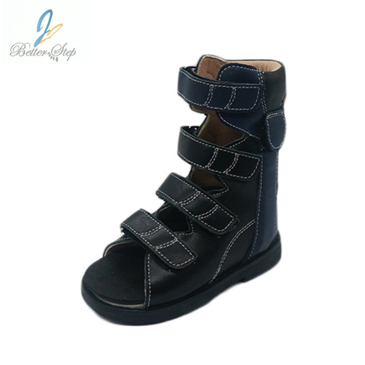 Komfort Orthopädische 4/4-Sandalen für Kinder aus echtem Leder mit Fußgewölbeunterstützung-918808