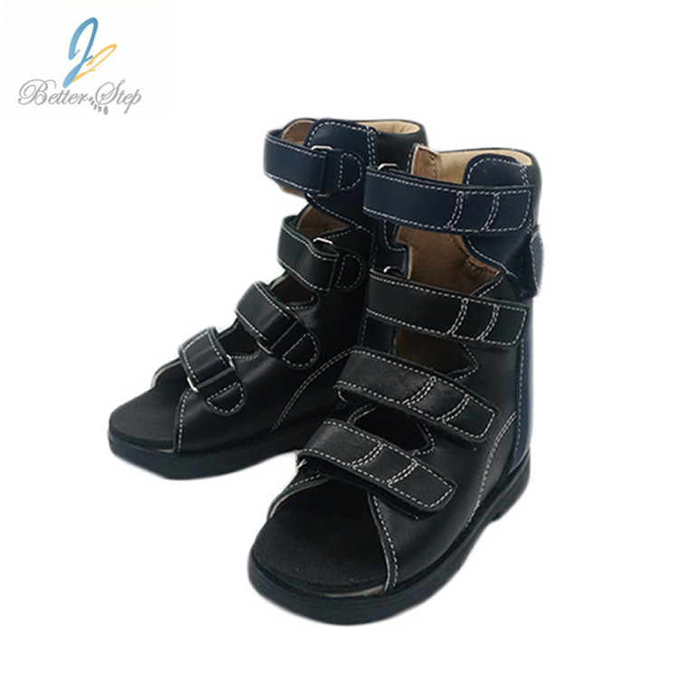 Komfort Orthopädische 4/4-Sandalen für Kinder aus echtem Leder mit Fußgewölbeunterstützung-918808